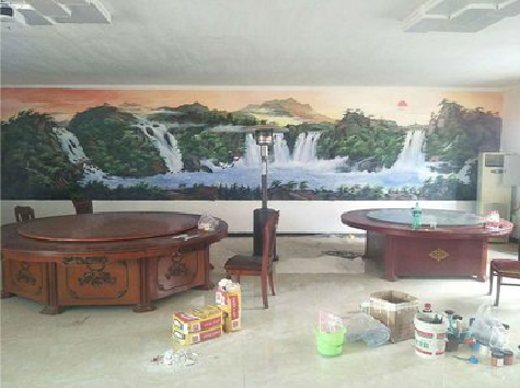 光山墙绘-写实风景