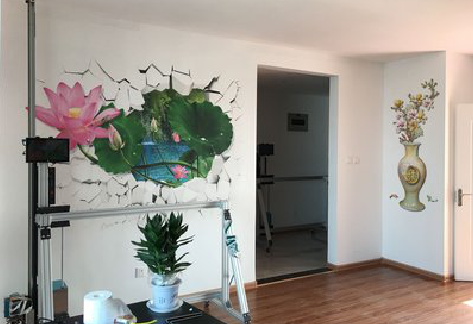 光山墙体彩绘相比墙纸的优势。